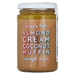 Паста миндально-кокосовая Grizzly Nuts Almond Cream Coconut Muffin 370 г миндально-кокосовый маффин