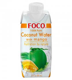 Напиток Foco Кокосовая вода Coconut Water 330 мл (манго)