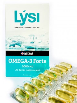 Омега-жиры Lysi Omega-3 Forte 64 капс