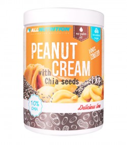 Арахисовая паста ALLNUTRITION Peanut Cream с семенами чиа 1000 г