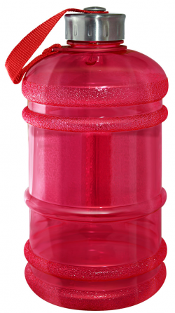 Бутылка для воды (без логотипа) 2200 мл красная