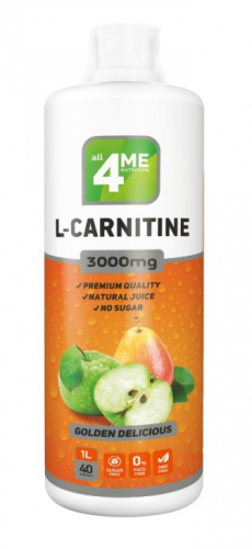 Карнитин 4Me Nutrition L-Carnitine concentrate 3000 1000 мл (яблоко-груша)