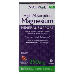Минералы Natrol Magnesium 250 мг 60 таб (яблоко-клюква)