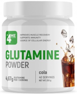 Глютамин 4ME NUTRITION GLUTAMINE 200 г кола