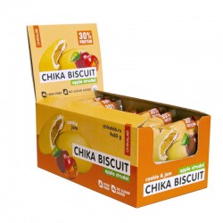 Бисквитное печенье Chikalab Chika Biscuit 50 г 9 шт. яблочный штрудель