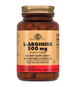 Аминокислота Аргинин Solgar L-Arginine 500 мг  50 капс