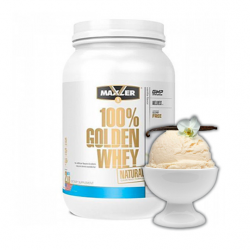 Протеин Maxler 100% Golden Whey Natural 907 г (ваниль)