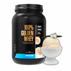 Протеин Maxler Golden Whey 907 г (ванильное мороженое)