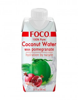 Напиток Кокосовая вода Foco с соком граната 330 мл