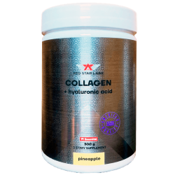 Коллаген Red Star Labs Collagen+hyaluronic acid 300 г (ананас)